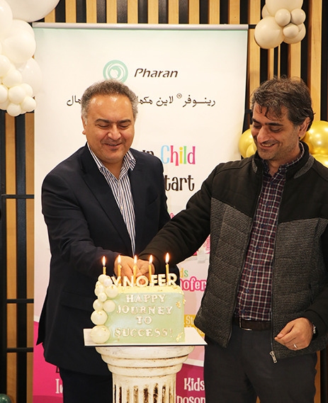 رونمایی از برند رینوفر محصولات فاران دارو
